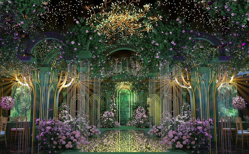 路桥奇妙森林婚礼堂效果展示